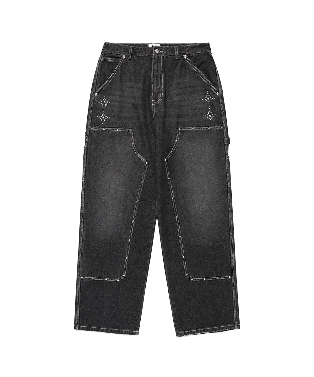 Cavish Double Knee Carpenter Denim Pants