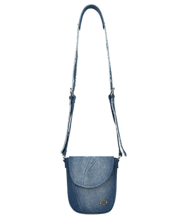 Mahagrid Denim Cross Bag [Blue]