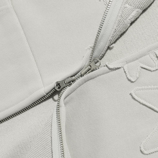 Nice Ghost Club 3Star Logo Zip Hoodie