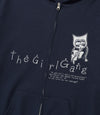Nice Ghost Club The Girl Gang Waffle Hoodie Zip-Up