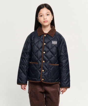 Marithé François Girbaud Kids Classic Logo Quilting Jacket