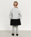 Marithé François Girbaud Kids W Ribbon Tutu Skirt Black