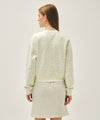 Marithé François Girbaud Women's Classic Logo Crop Sweatshirt Light Yellow