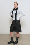 General Idea WOMAN Cotton Wrinkle Scarf [BLACK]