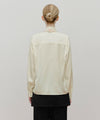 Marithé François Girbaud Women's V-Neck Tie Blouse