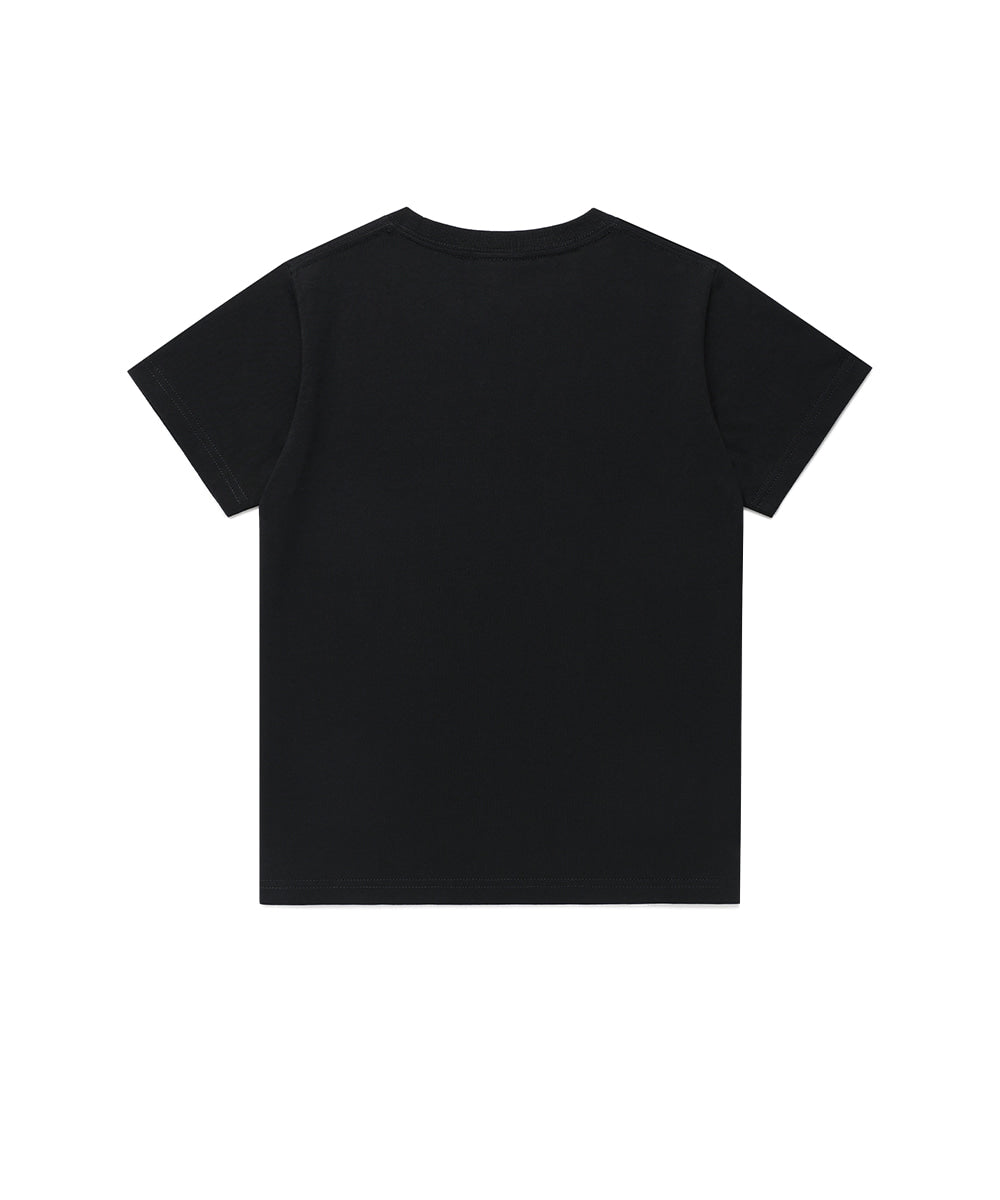 Cavish W TWIN STAR SS TEE [BLACK]