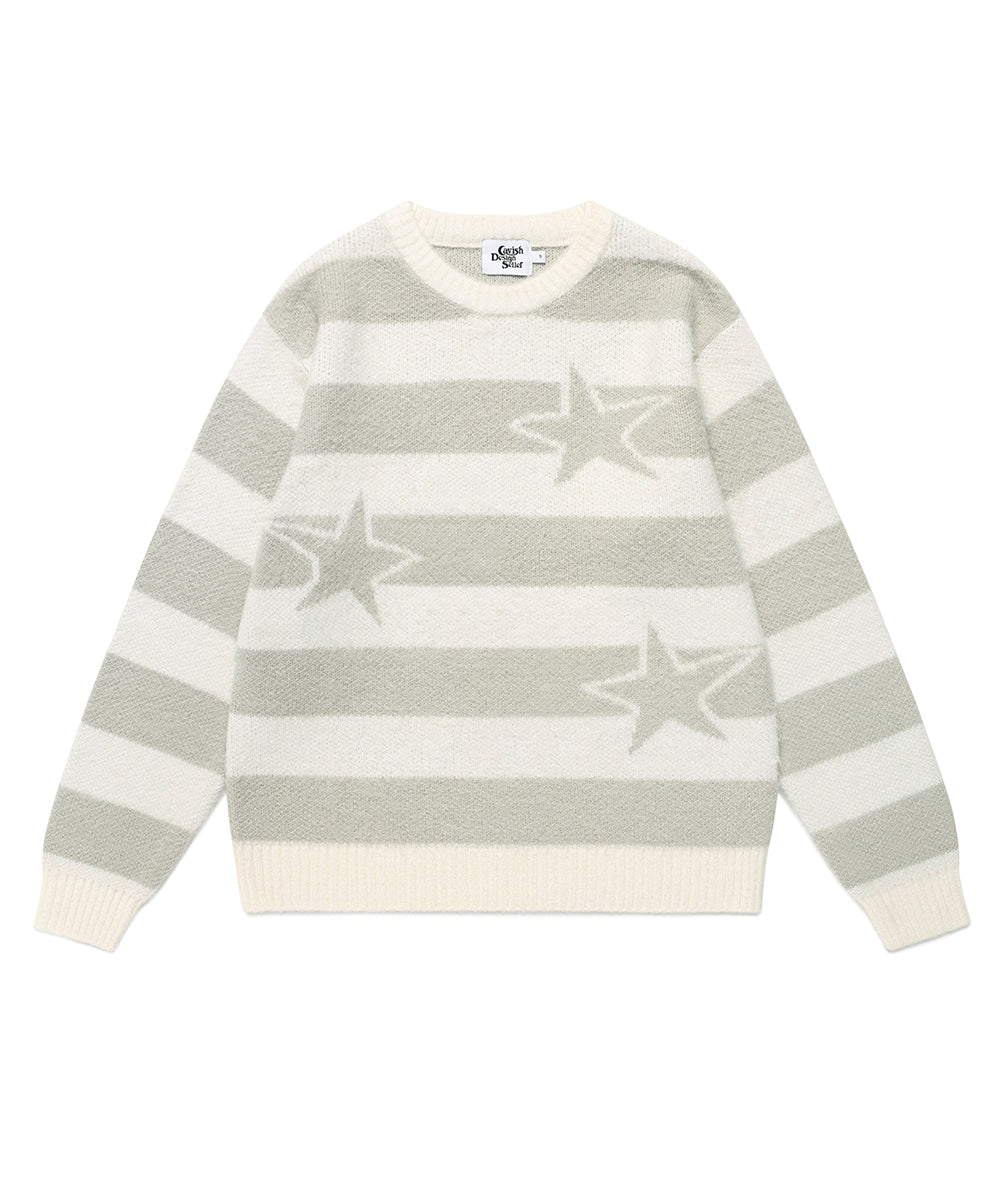 Cavish Brushed Star Knit Sweater