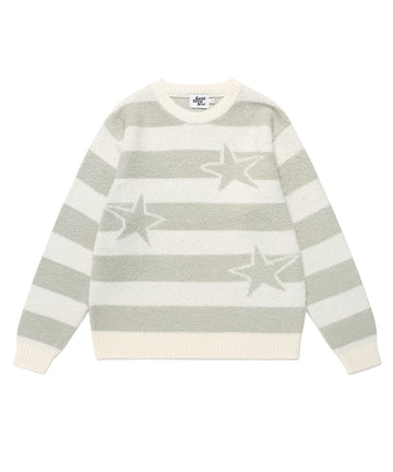 Cavish Brushed Star Knit Sweater