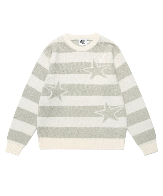 Cavish Brushed Star Knit Sweater