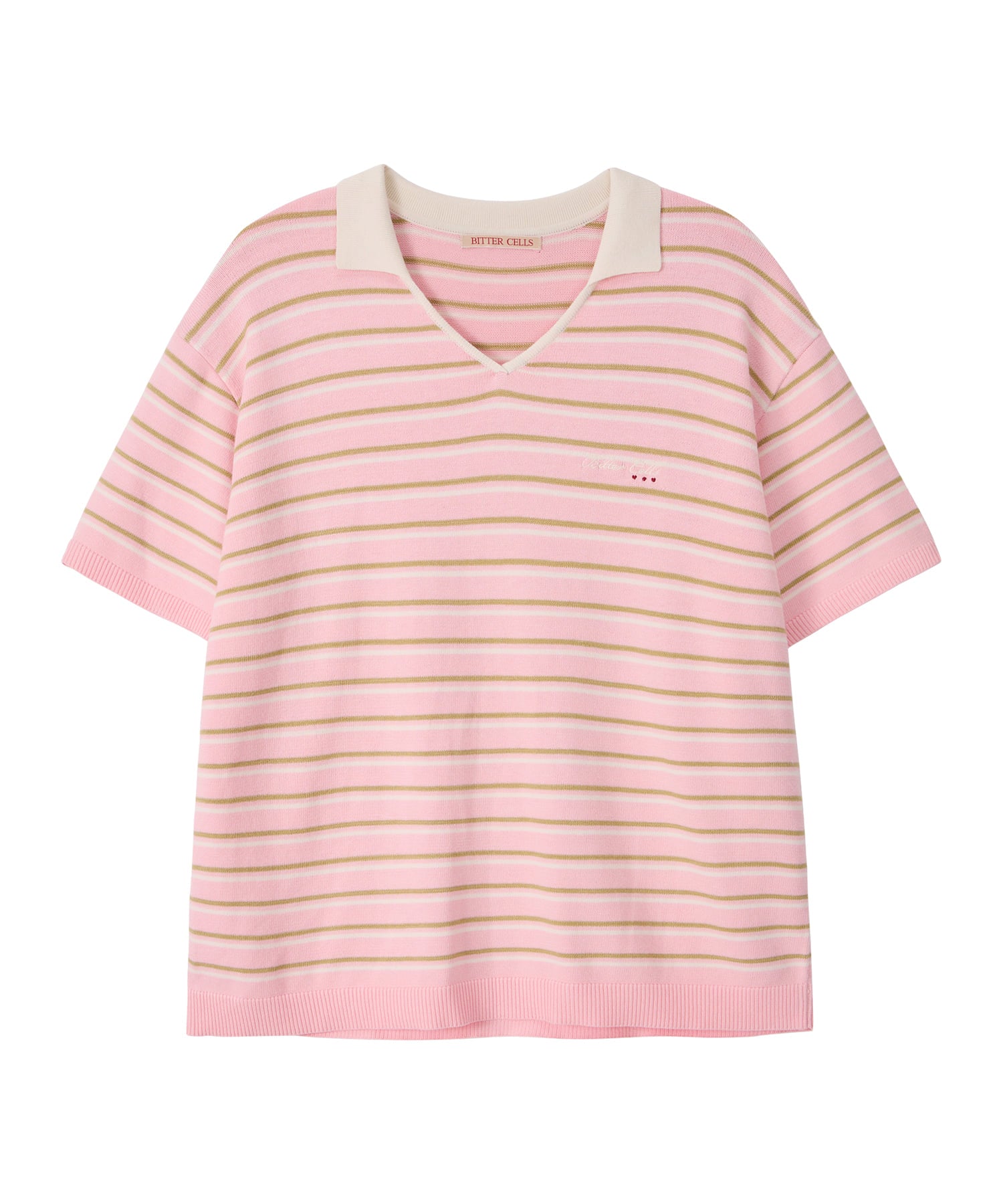 Bitter Cells Millie Stripe Collar Knit