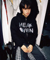 Nice Ghost Club Heaven Hoodie Zip Up [Black]