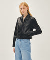 Marithé François Girbaud W CROP FAUX LEATHER JACKET