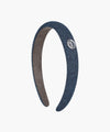 Marithé François Girbaud Regular Logo Slim Denim Hairband