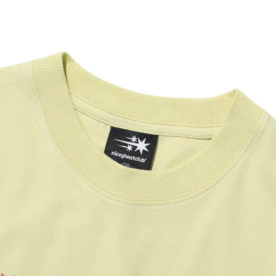 Nice Ghost Club [6/5 pre-order] Sanctum Logo Tee [Yellow Green]