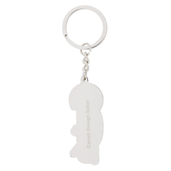 Cavish Basic Logo Metal Keyring [Blue]