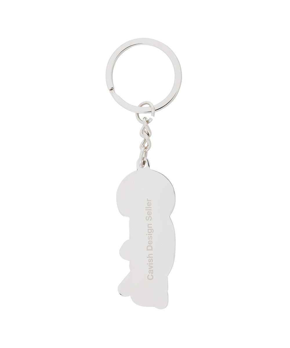 Cavish Basic Logo Metal Keyring [Blue]