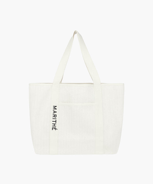 Marithé François Girbaud REGULAR LOGO BIG COTTON BAG