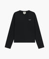 Marithé François Girbaud Women's Regular Logo Long Sleeve Tee Black