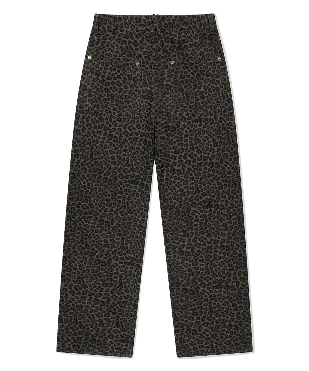 Mahagrid Curved Leopard Pant