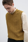 General Idea MAN Classic Crew Neck Knit Vest
