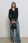 General Idea WOMAN Relaxed Frill Cardigan