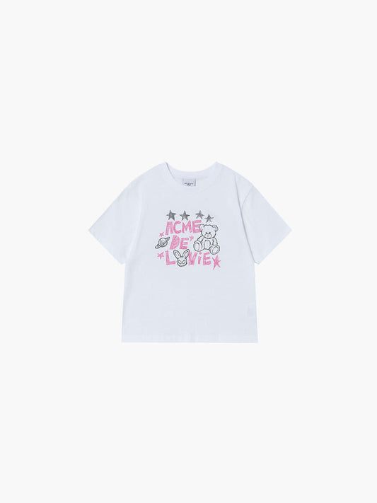 ADLV Kids Universe Drawing Short Sleeve T-Shirt
