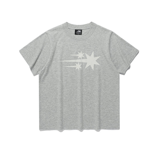 Nice Ghost Club 3 Stars Symbol Crop Slim Tee