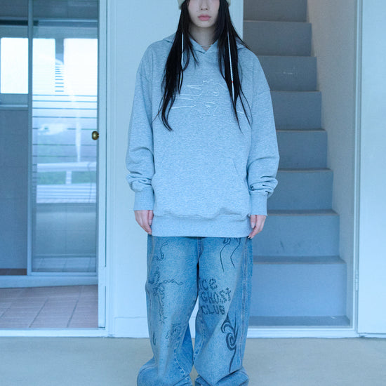Nice Ghost Club 3 Star Logo Hoodie