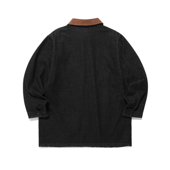 Nice Ghost Club Denim Work Car Coat