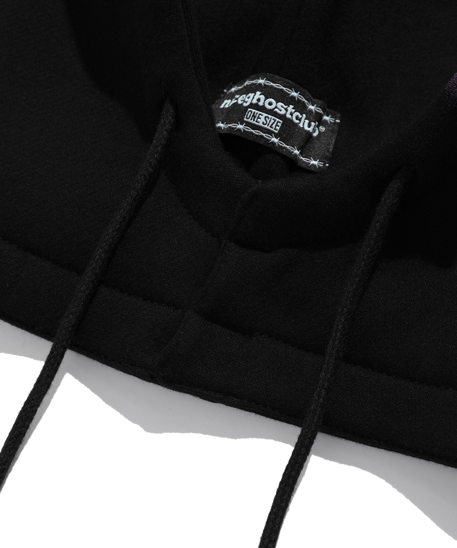 Nice Ghost Club Spray Paint 3Star Hoodie [Black]