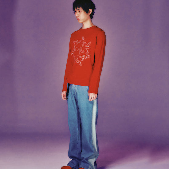 Nice Ghost Club Unicorn Circle Slim Long Sleeve Tee