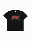 ADLV Varsity Logo Embossing Printing Short Sleeve T-Shirt