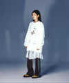 Nice Ghost Club Three Eyes Dog Big Big Long Sleeve Tee