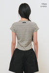 General Idea WOMAN Slim Fit Multi Stripe T-Shirt