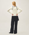 Marithé François Girbaud W LAYERED PLEATS SKIRT PANTS
