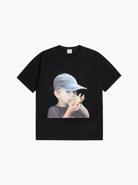 ADLV ADLV Baby Face Short Sleeve T-Shirt Cap Boy