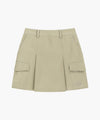 Marithé François Girbaud W COTTON CARGO MINI SKIRT