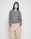 ADLV Woman Basic Round Neck Cardigan