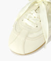 Marithé François Girbaud Women's Lace-Up Foldable Sneakers in Ivory