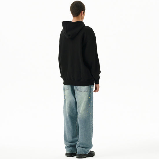 Mahagrid Letter Ink Logo Hoodie