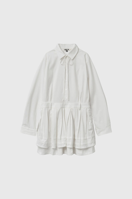General Idea WOMAN Pleated Shirt Dress