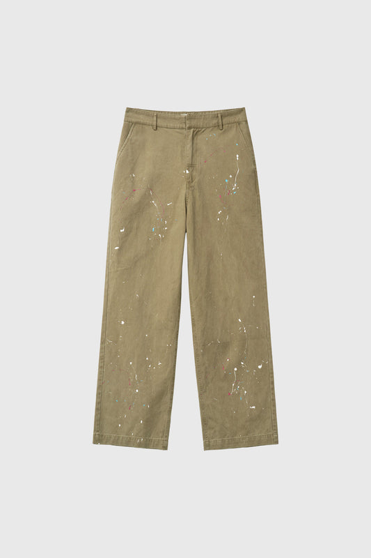 General Idea MAN Painting Garment Dyed Chino Pants