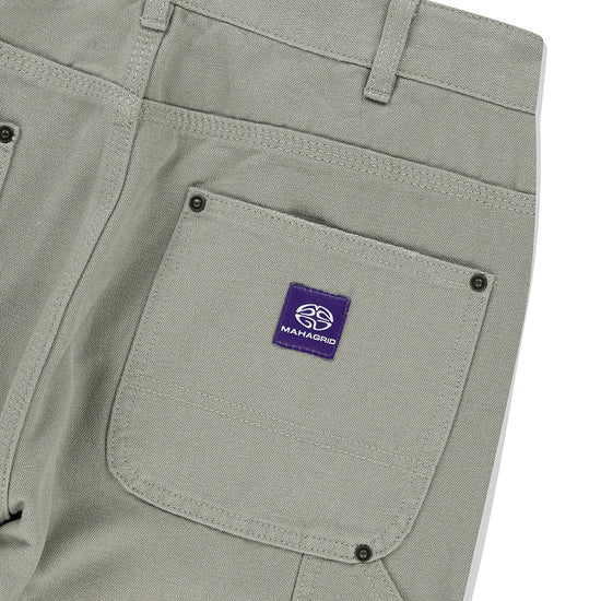 Mahagrid Double Knee Canvas Pant