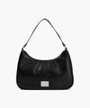 Marithé François Girbaud CLASSIC LOGO FAUX LEATHER HOBO BAG black
