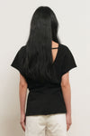 General Idea WOMAN Back Point Drape T-Shirt