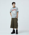 Mahagrid Cross Stud Twill Shorts