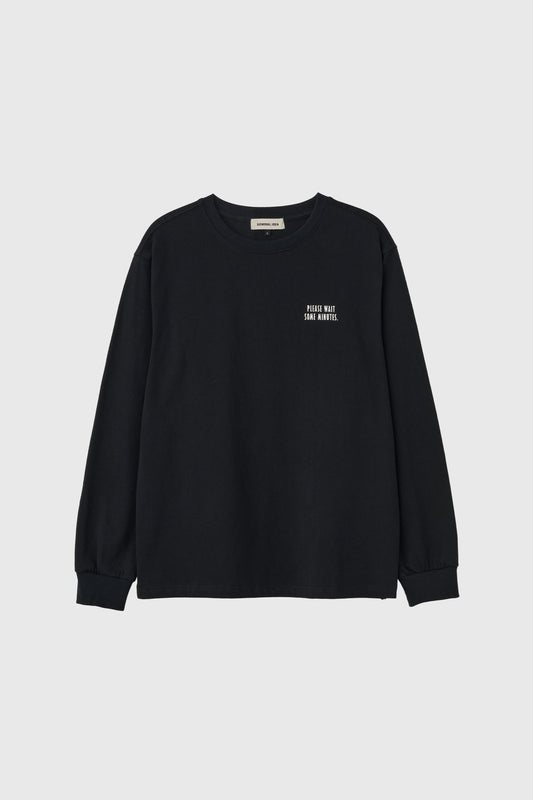 General Idea UNISEX Postman Long Sleeve T-Shirt [BLACK]