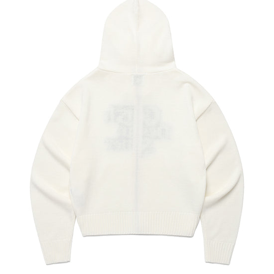 Cavish Women's Seller Logo Knit Zip Up Hoodie