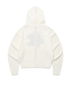 Cavish Women's Seller Logo Knit Zip Up Hoodie