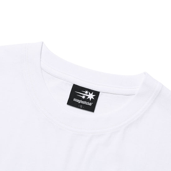 Nice Ghost Club Sketch 3Star Basic Tee [White]